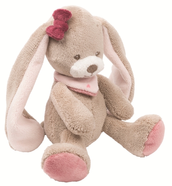 Nattou Peluche Hochet Lapin Nina - 15 cm